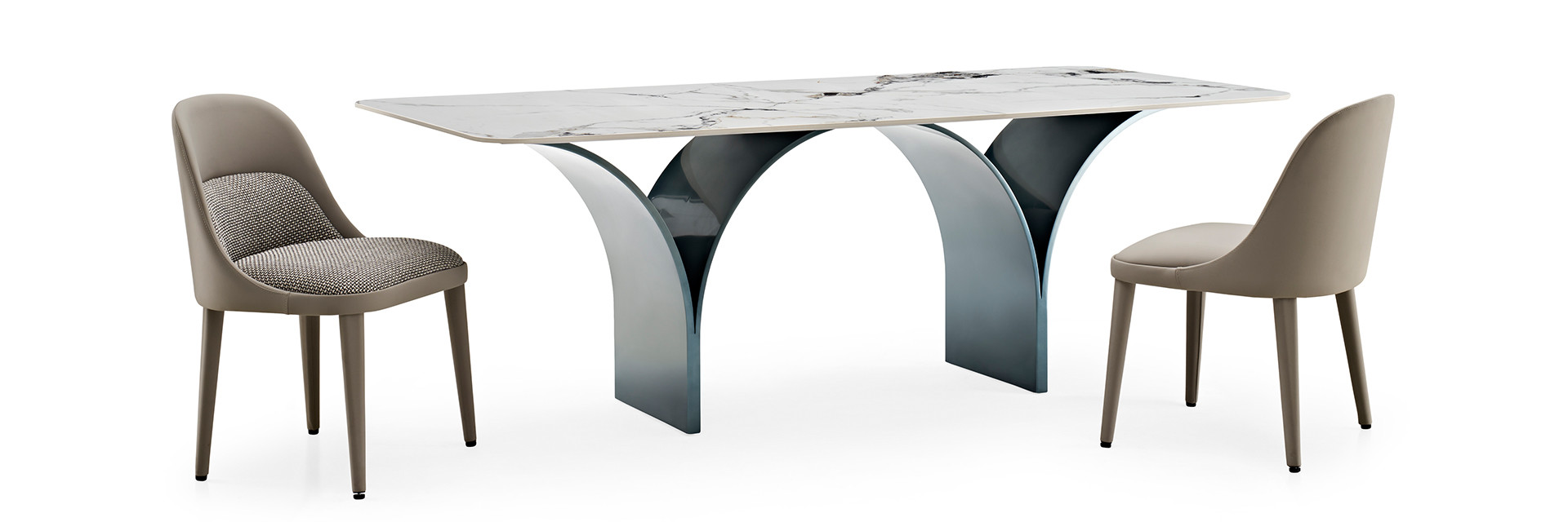 คุณภาพ โต๊ะรับประทานอาหารชั้นบนมาร์บอร์เซรามิก โรงงาน